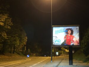 affiches bleues immobilier entrepreneur iad