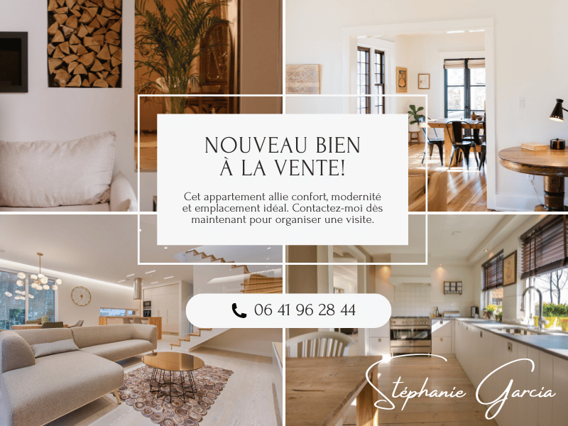 Mise en valeur d'un bien à Vendre - Stéphanie garcia immobilier valence